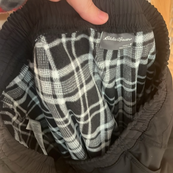 EDDIE BAUER Women’s Rainer Fleece-lined Jogger Pants Black Size 6 - Picture 8 of 10